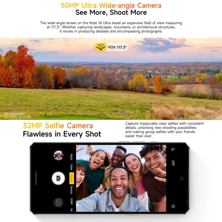 Ulefone Note 18 Ultra, Side Fingerprint, 6.78 inch Android 13 MediaTek Dimensity 720 5G MT6853 Octa Core 2.0GHz, NFC, Network: 5G Ulefone Note 18 Ultra, Side Fingerprint, 6.78 inch Android 13 MediaTek Dimensity 720 5G MT6853 Octa Core 2.0GHz, NFC, Network: 5G